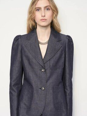 New Meimeij chambray blazer